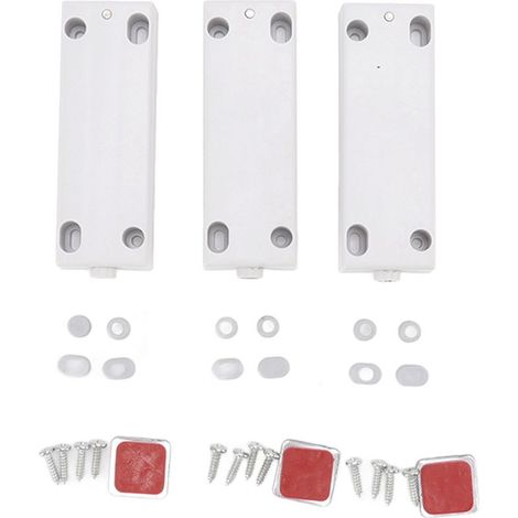 Set mit 3 verstellbaren Magnetverschlüssen für Möbeltüren, Schubladen und Schränke, zum Öffnen durch Drücken, 30–50 N Kraft, kompatibel mit 2,5 m breiten Türen (1/4)