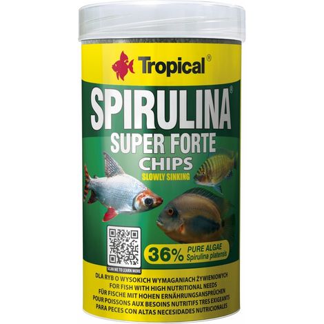 Chips di spirulina forte tropicale 250 ml/130 g