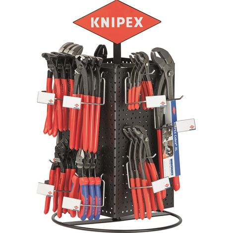 KNIPEX - Présentoir tournant de 48 pinces Knipex - 13376 - Ce produit de marque Knipex est neuf.