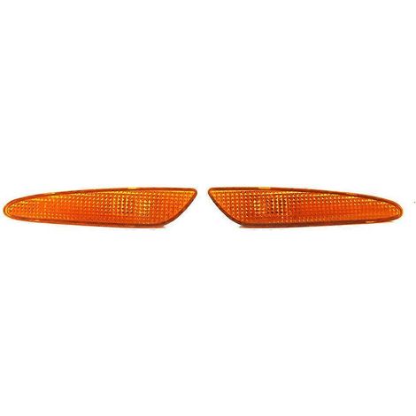 Gelbe Seitenmarkierungsleuchten für Stoßstangen, beleuchtete Blinker, Auto-Signallampen, 2er-Set. (1/5)