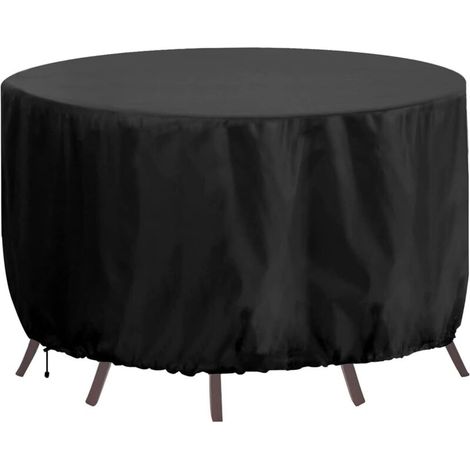 Gartenmöbelabdeckung – Wasserdicht – Strapazierfähig – 180 x 80 cm – 420D Oxford-Gewebe – Wind- und UV-beständig – Schwarz