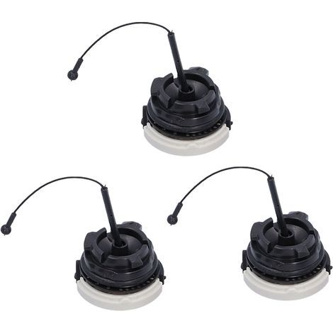 3pcs Bouchon d'Essence Bouchon du Réservoir Carburant pour STIHL MS192 MS200 MS250 MS290 MS380 MS390 MS440 MS460 MS880 (1/4)