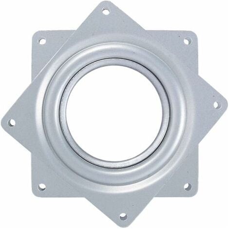 DEESSE SHOP - 4 Plate-forme rotative paresseuse carrée Plaque pivotante à 360 degrés avec roulements à billes en acier Multi-usages pour support de table de bureau TV, anti-corrosion, antirouille (1/5)