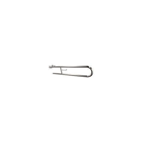 Soporte semicircular basculante de 85 cm con soporte para papel
