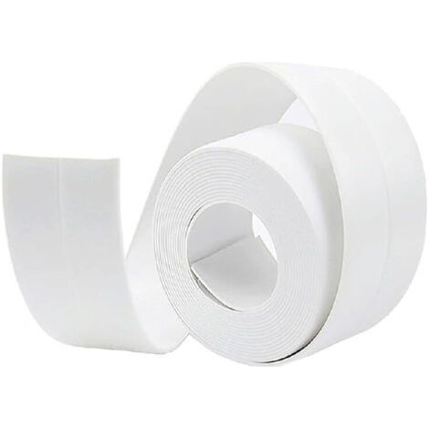Ruban silicone PVC 3.2m x 3.8m - Joint imperméable anti-moisissure pour salle de bain et cuisine (1/4)