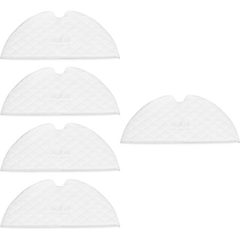10 lingettes microfibre jetables pour balai robot Xiaomi Mijia F9 1C, recharges serpillière nettoyage (1/5)