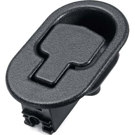 1 poignée de rechange, abs, levier de déverrouillage, ovale noir, câble 3mm et 6mm, pour fauteuil inclinable (1/5)