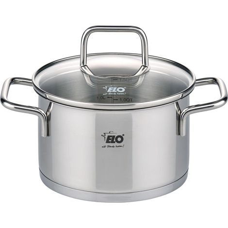 Faitout en inox 16 cm de 1,7 litres Elo Citrin