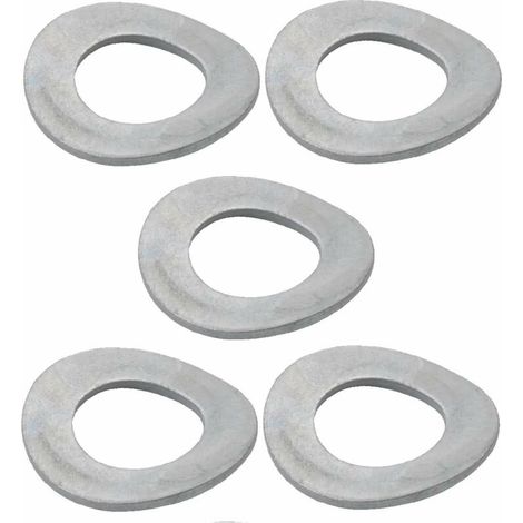 5x Rondelle élastique ondulée rondelle frein en acier à ressorts zingué DIN 137B Blocage Fixation Vis Boulon Quincaillerie Vibration, M16x30x1,6mm (1/2)