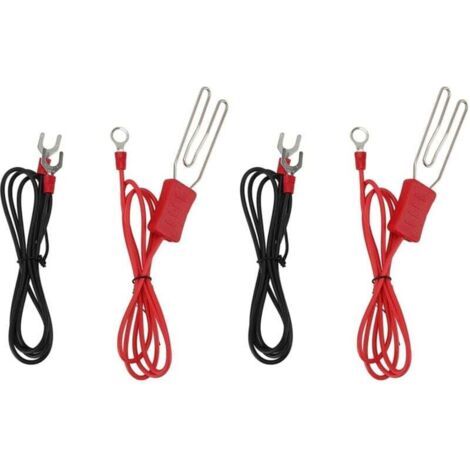 Lot de 2 Connecteurs de Ruban électrique pour Clôture de Ferme D'élevage, Kit de Connecteurs à Crochet en Acier Inoxydable, Accessoire de Borne M8, Connecte et Fixe la Clôture de