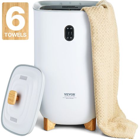 Sèche Serviettes 35 L, Chauffe Serviettes avec Écran LED et Fonction de Séchage, Seau Chauffe Serviettes Intelligent avec Minuterie Réglable Arrêt Automatique, pour Couvertures Peignoirs Pyjama (1/5)