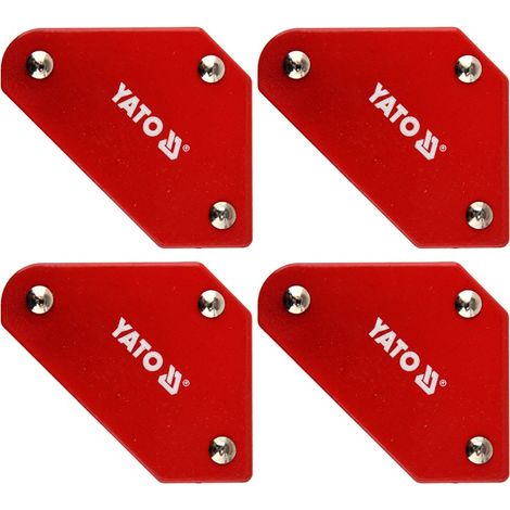 Set mit 4 magnetischen Winkelschweißgeräten mini YT-08677 yato (1/4)