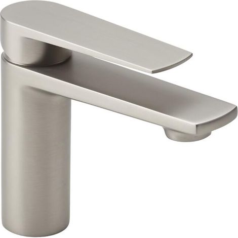 Milano Hunston Single Lever Mono Basin Mixer Tap - Brushed Nickel