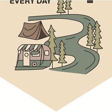 Gartenflagge für Camping, aus hoch wetterbeständigem Polyester, ideal zur Dekoration eines Picknicks im Freien, Maße 30 x 45 cm / 11,8 x 17,7 Zoll, Modell LY022 DM WJGQ1510 (1/5)