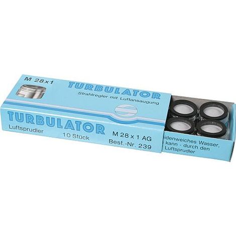 Mousseur avec aspiration d'air M 28 x 1 mâle 10 pcs sans marque de controle (1/2)