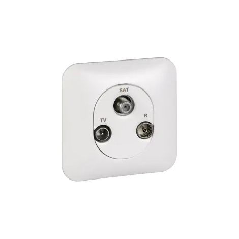 Ovalis - prise TV/FM/SAT - 2 entrées arriére (S260460) (1/4)