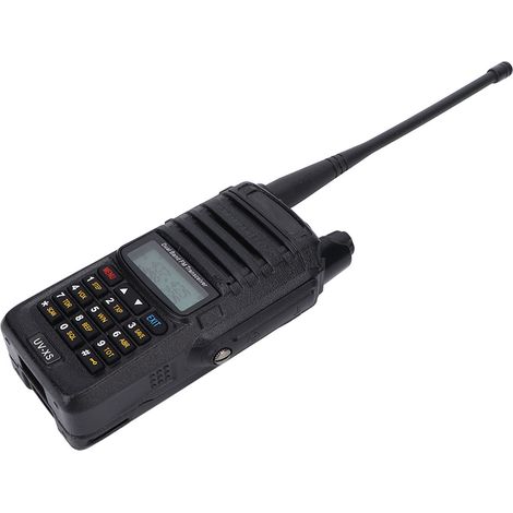 Talkie-walkie bi-bande 10 W 136 MHz/174 Hz 400 MHz/520 MHz, étanche à l'eau et à la poussière IP67, compatible BaoFeng UVXS 100, prise US 240 V (1/5)