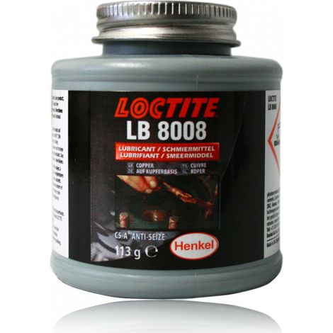 Pate lubrifiante anti-seize cuivre - loctite lb 8008 c5-a - 113g (1/2)