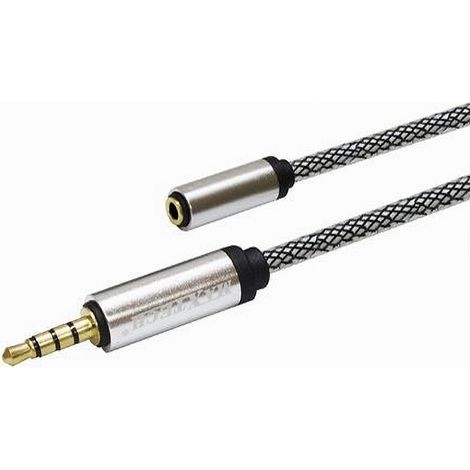 TRADE SHOP - Cavo Audio Jack 3,5mm Da Maschio A Femmina Am/af 5mt Prolunga Aux Maxtech Aux3-mf5.0m - (1/2)