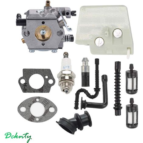 Carburateur WT-194 avec filtre à air Remplacement pour 024 026 MS240 MS260 024AV 024S Remplacement pour Walbro WT-194-1 WT-22 Carburateur de tronçonneuse remplace 11211200611 (1/5)