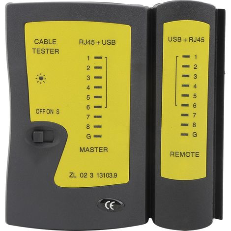 Testeur de Réseau RJ45 et USB Professionnel YG468U - Vérification Rapide et Fiable pour Câbles Ethernet et Télécommunications (1/5)