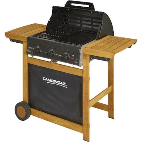 BARBECUE GAS 3 BRUCIATORI ADELAIDE 3 WOODY L DUALGAS CAMPINGAZ (1/5)
