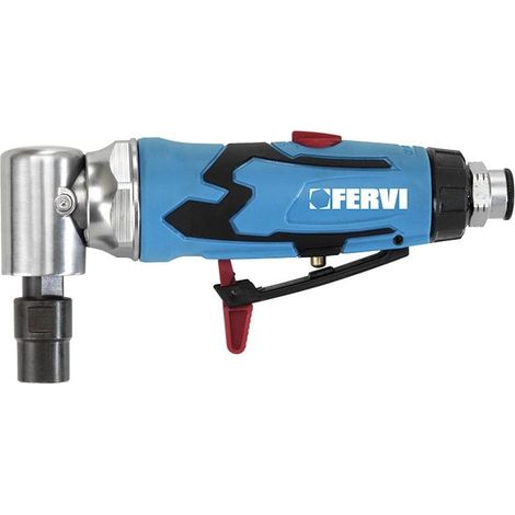 AMOLADORA NEUMATICA ANGULAR 1/4" CON CABEZA A 90° FERVI 0416 (1/5)