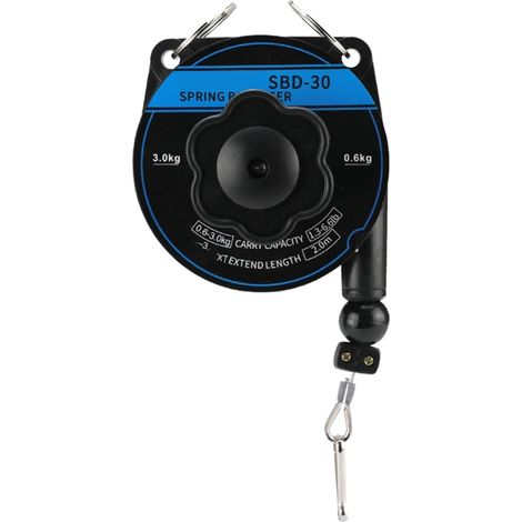 Retractable Spring Balancer, Retractable Tool Holder Hanging Capacity Steel Cable For Hanging Tools Hanging Mounting Line (Size : 0.6-3kg (1/5)