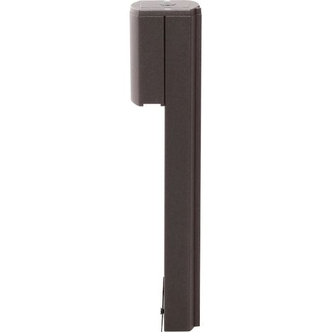 RENZ Console murale - Soléa - H.41 cm x l.10 cm x P.9 cm - marron (1/3)