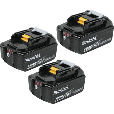 3x Genuine Makita 18V 6.0Ah Li-Ion LXT Battery BL1860 6AH New Star Battery (1/2)