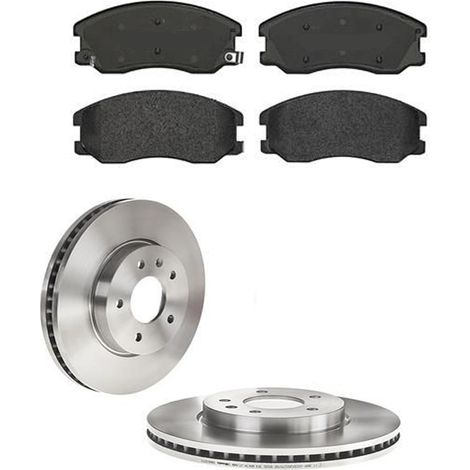 KIT FRENI ANTERIORI compatibile con OPEL ANTARA A (L07) - DISCHI + PASTIGLIE OEM: P 10 003 / 17763 /SOSTITUZIONE DIRETTA/BASSA POLVERE/SILENZIOSO (1/5)