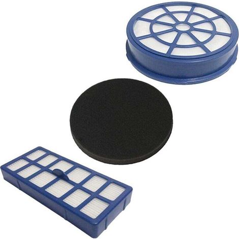Vormotor-Abluftfilter-Set kompatibel mit Hoover U81 Breeze BR2020 BR30 BR71 Serie Staubsauger (1/4)
