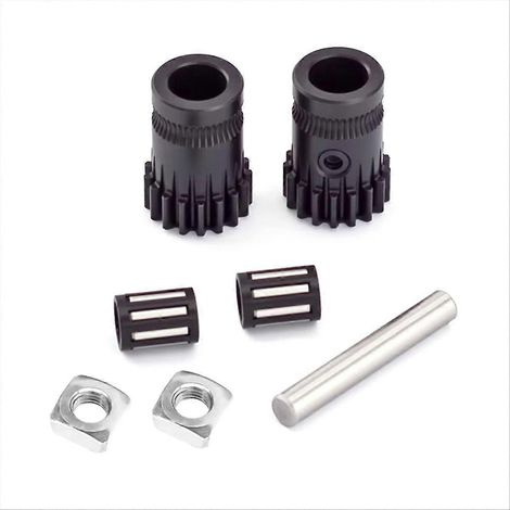 Extruder-Kit mit Doppelantriebszahnrad für Prusa i3 Mk3S MK3 MK2 MK2S MK2.5 3D-Drucker – Extrusionsrad mit verbesserter Filamentführung (1/5)