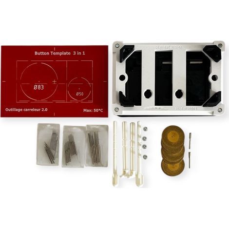Kit Plaque de Déclenchement à Carreler type Geb Sigma Luxe (1/2)