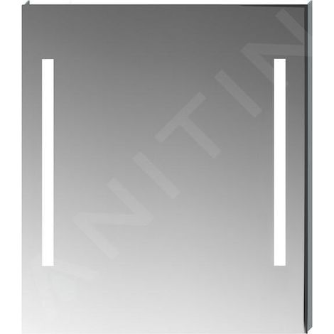 Jika Clear - Miroir avec éclairage LED, 1000x810 mm H4557651731441 (1/2)