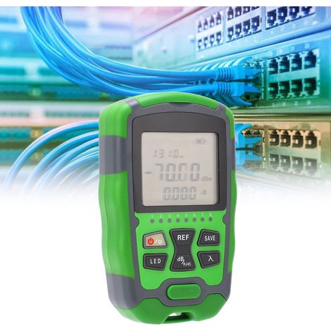 AUA-MC7 Wiederaufladbarer Netzwerkkabeltester Mini-Optisches Wattmeter -70+10 dBm (3 in 1) (1/5)