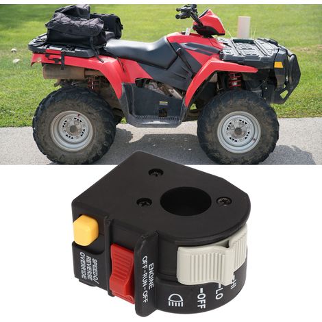 Ensemble interrupteur portatif pour éclairage, interrupteur d'arrêt/d'extinction des phares de remplacement pour les modèles Polaris Sportsman 400, 500, 700 et 800. Références : Polaris 4011835, 40105 (1/5)