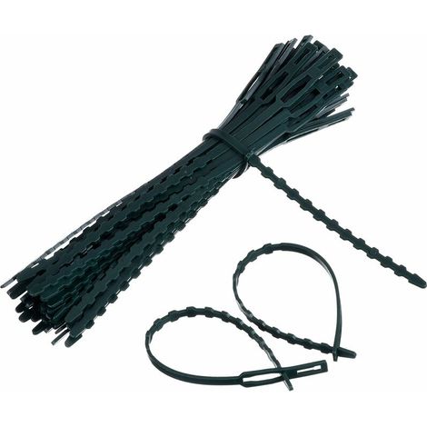 Green Mobility-100 Pièce Attache et Soutien Réglable pour Plantes, 1002.5mm Vert Foncé (1/5)