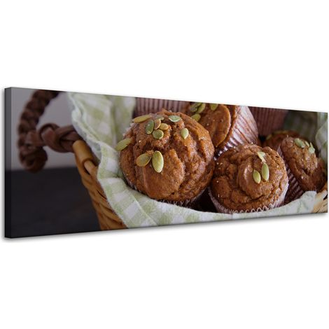 Lienzo impreso Cocina Cupcakes Dulces 120x40