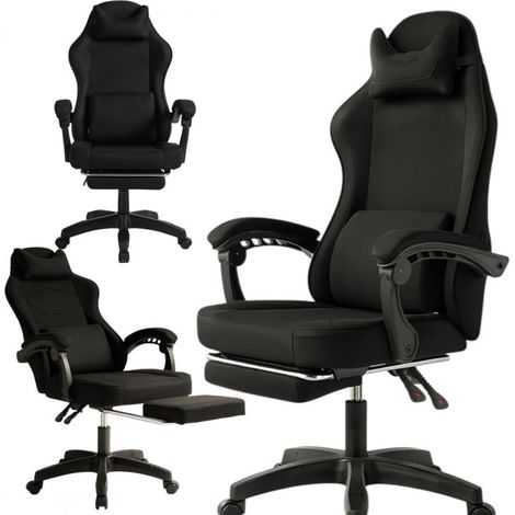 VECTOR Drehbarer Gaming-Stuhl mit Massagefunktion und Fußstütze KO48CZ