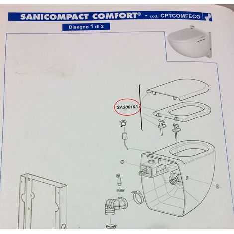 Sedile Sanicompact comfort dal 2013 SFA INS100115