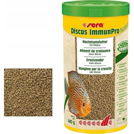 Sera Discus ImmunPro Nature granuli per pesci 1000 ml