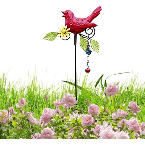Gartenstecker Dekoration Vogelform Ästhetik Vogel