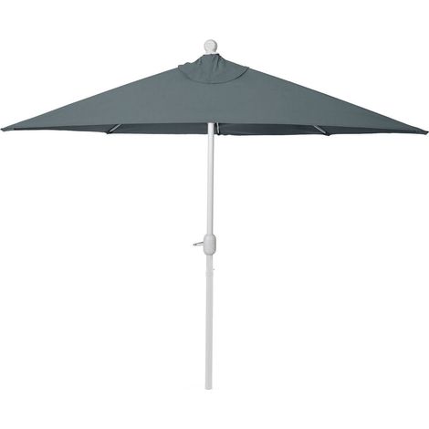 Ombrellone semicircolare per balcone o terrazza UV 50+ poliestere/alluminio 3 kg con una campata di 300 cm antracite senza supporto 040003897
