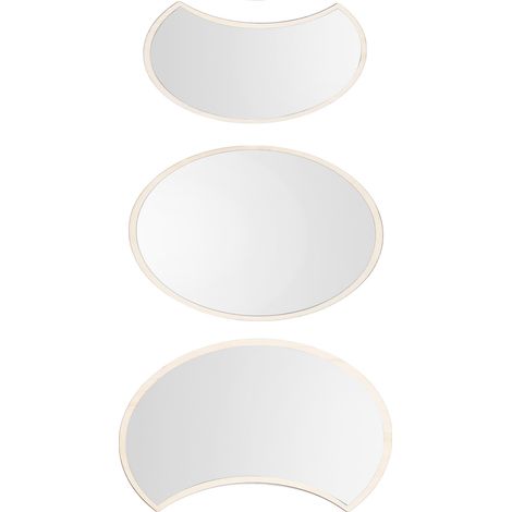 Ensemble de miroirs à phases lunaires décoratifs en acrylique et bois pour salon, ornement auto-adhésif