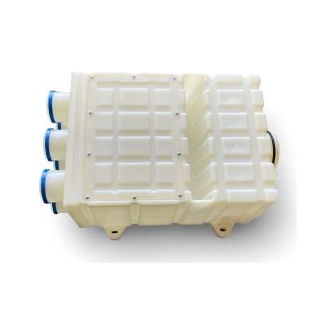 Zewotherm Lüftungsverteiler 6-Fach Verteiler Lüftung LVS 6 x 75 / 125 mit Federsicherung 14040232