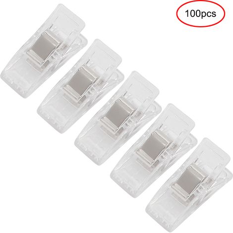 100 Stück/Packung Nähzubehör Clover Wonder Clips zum Einfassen, Quilten und Stricken (2) (1/5)