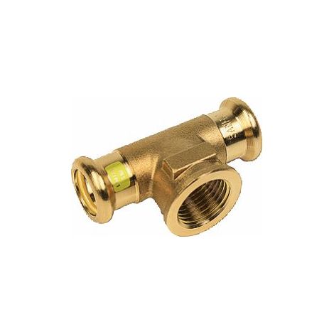 SANHA Gas-Pressfit., T-Stück 22x1/2x22 Rotguss, Nr.11130g - 83068384 von Buderus