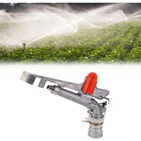 Pistola de riego de 2" para uso agrícola, con amplia superficie giratoria de 360° y rosca hembra DN50. (1/5)