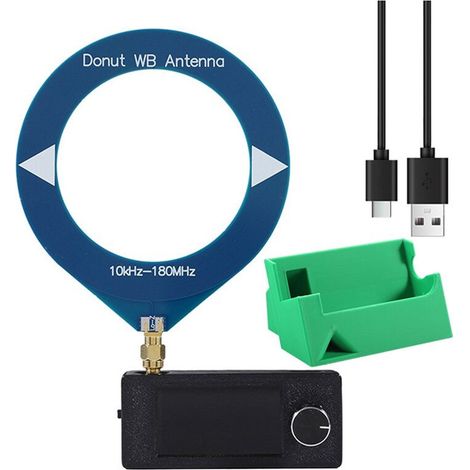 Compatible avec la mini radio portable SI4732 FM/AM/LSB/USB 10 kHz-180 MHz HF SW MW VHF avec support d'amplificateur